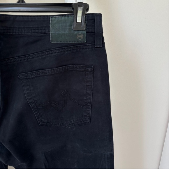 AG Adriano Goldschmied Men's The Graduate Straight Black Pants Size 34” - Picture 4 of 13